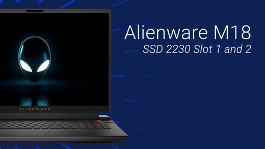 How to Replace the SSD 2230 Slot 1 and 2 on Alienware M18