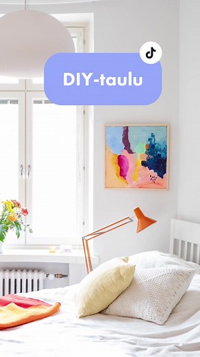 DIY-taulu: Näin maalasin kotiini taulun akryyliväreillä