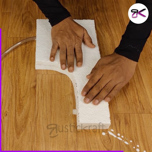 Styrofoam Waterfall with Funnel Flow Setup 💦✨ #diy #fountain #handmade | RusticKraft