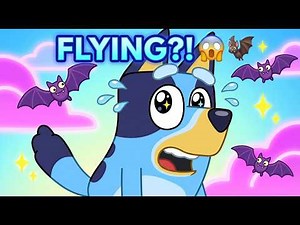 🦇 Bandit Was NOT Ready For Bluey's Wild Flying Fruit Bat Dream Sequence | Bluey 2D Animation