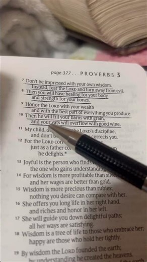 Honor God With Your Wealth - Proverbs 3:9-10 #scriptureoftheday #verseoftheday #bible #wealth