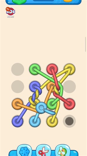 Tangled line 3D game // #tangled #shorts #ytshorts #games #gaming #3dgaming