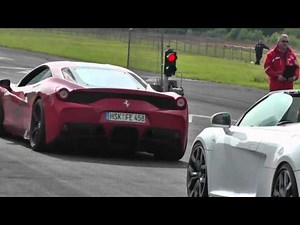 Ferrari 458 Italia Speciale vs. Audi R8 V10 Plus