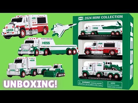 HESS 2024 Miniature Truck Collection 60th Anniversary Unboxing & Review Demonstration