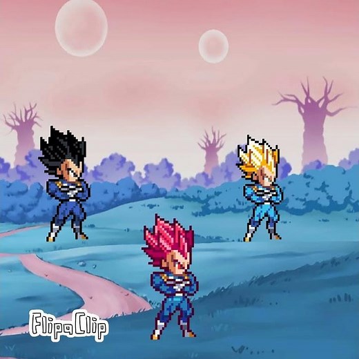 Vegeta sprite pack