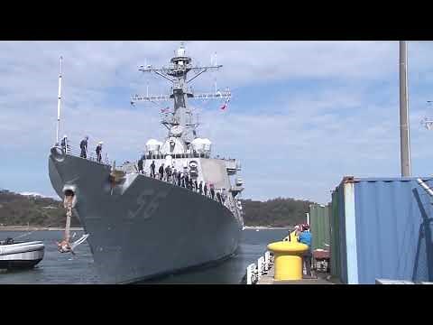 USS John S McCain Returns to the Sea