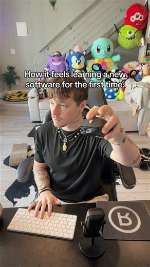 How it feels learning a new software