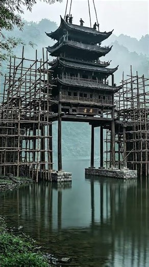 Impossible Bridge Built in Seconds! (Time-Lapse)