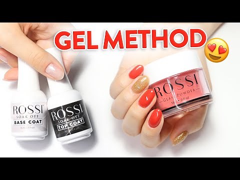 How to use Dip Powder with Gel Polish Liquids 🌟 The Gel Method