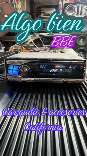 Nice cd player whit bbe and motorized faceplate #cars #automobile #caraudio #caraudio #california