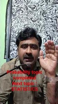 probability completed next topic STATISTICS