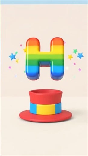 H is for Hat 🎩 | ABC Song for Kids #kidslearning #abcsong #learnalphabet #singandlearnkids #abc