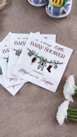 A Little Bean is Brewing Baby Shower Napkin, Personalized Coffee Theme Baby Shower Napkin Decor, Coffee Bean Baby Shower Napkin - Etsy