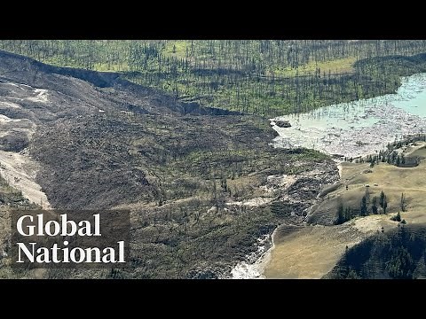 Global National: Aug. 5, 2024 | Water spilling over BC landslide in Chilcotin River