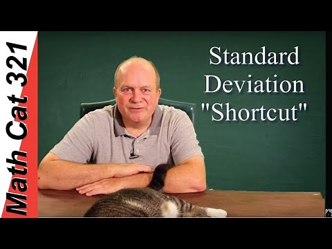How to Do the Standard Deviation Shortcut (alternate) Formula ✔