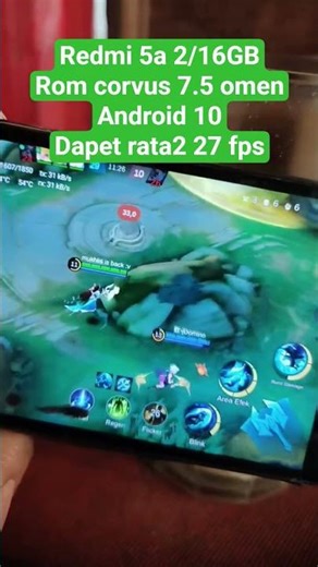 review main ML redmi 5a ram 2 GB internal 16 GB #riva #mlbb