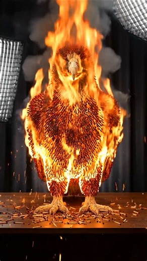 Eagle burning ❤️‍🔥🦅#eagle #burn #asmr #shorts