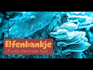 Elfenbankje: A Charming Font Inspired by Nature's Little Benches