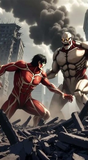 Attack on Titan part - 3 || who won the fight|| #shorts #anime