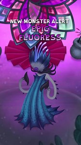 Epic Fluoress is available NOW to buy/breed or Transpose for a limited time! #mysingingmonster #fyp #gaming #music
