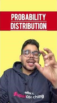 Probability Distribution #commercepaper2 #ugcnetexam shubhamsir