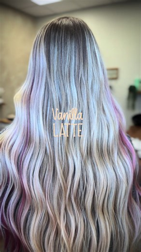Blonde Hair Inspiration with Pink Peekaboo Highlights