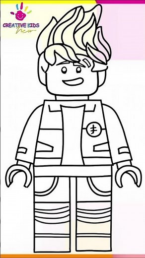 How to Draw a LEGO Character #drawing #entertainment #creativekidsnew #cartoons