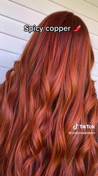 Spicy Copper Hair Color Transformation