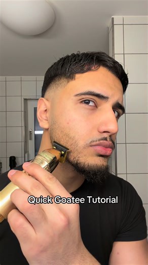 Jamilness🗿 on Instagram: "Quick goatee tutorial #quick #goatee #tutorial #shave #beard"