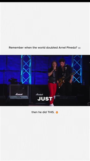 When Arnel Pineda was announced as Journey’s new lead singer in 2007, many people questioned whether he could fill the massive shoes left by Steve Perry. Taking over the role of such an iconic vocalist came with huge expectations, but Arnel quickly showed that he wasn’t trying to be Steve Perry; he was bringing his own voice and energy to Journey. Years later, performances like this are a reminder of why he earned his place in the band. 🔥 #liveperformance #musicedits #journey
