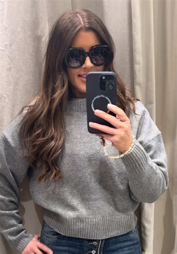 Zara 🩶 No words for these wool knit jumpers! O B S E S S E D! @ZARA #zara #zaranew #ootd #zaraknitwear #grey