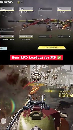 Best RPD [Road Mongrel] 🔥 Loadout for MP Ranked | Call of Duty Mobile
