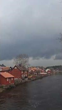 Åskoväder 25 mars I Arboga Blixt och dunder! #åska #arboga #arbogaån #thunderstorm #Blixt #dunder