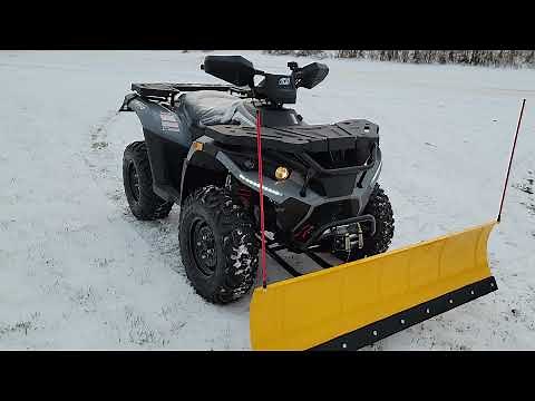 400 MSA 4x4 IN STOCK ATV WITH SNOW PLOW INCLUDED - REVIEW AND TEST