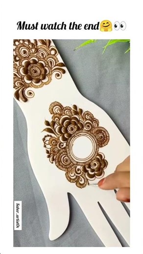 full hand mehndi design tutorial for beginners 🤗|| arabic mehndi designs easy and simple #shortfeed