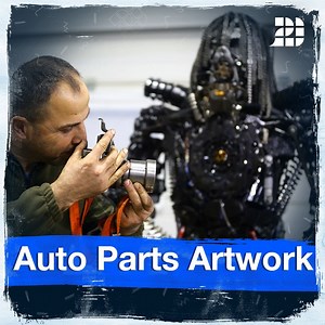 Meet the #Turkish 🇹🇷 mechanic who turns scrapped auto parts into #artwork.. 🔽 A21 Middle East News | A21 Middle East News