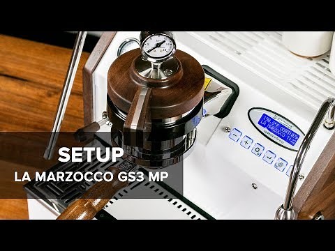 La Marzocco GS3 MP Espresso Machine Setup Guide