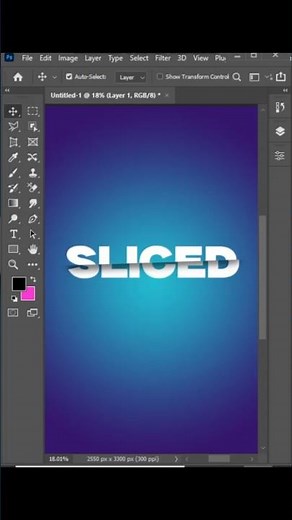 Text Effect in photoshop #shorts #photoshop
