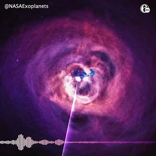 SUPER SPOOKY ✨: NASA releases a ‘haunting’ audio clip from a black hole 240 million light years away