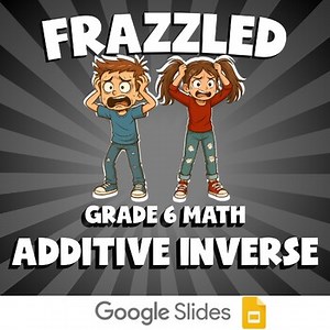 Additive Inverse FRAZZLED Math Game | No Prep Grade 6 Review
