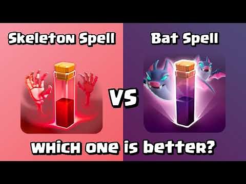 Bat Spell VS Skeleton Spell | Clash of Clans