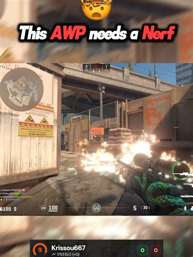 This AWP needs a nerf 🤯#cs2 #csgo #awp #noscope #fyp #gamingtiktok