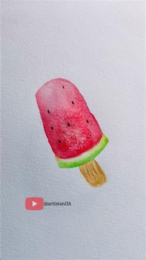 Easy watercolour drawing ideas for beginners #shorts #art #drawing #youtubeshorts #viral #hack