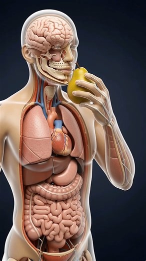 Guava 🍐 Inside the human body #shorts #ai