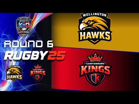 Rugby 25 | Wellington Hawks vs Canterbury Kings | Round 6 | 2026 Elite Rugby HAWKS CITY