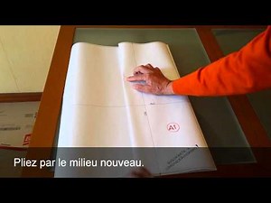 Comment plier une feuille au format A1 en A4