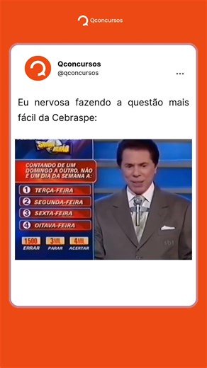 The test-taker suspecting Cebraspe's trick question.