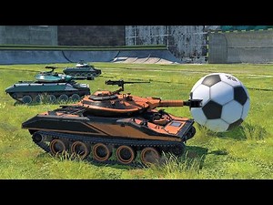 War Thunder: Tank Football Gameplay [1440p 60FPS]