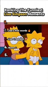 Ranking The Funniest Lisa simpson Moments