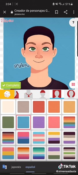 Tutorial para crear personajes en Picrew